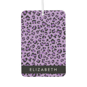 Désodorisant Pour Voiture Empreinte de léopard, Spots, Leopard Violet, Votre