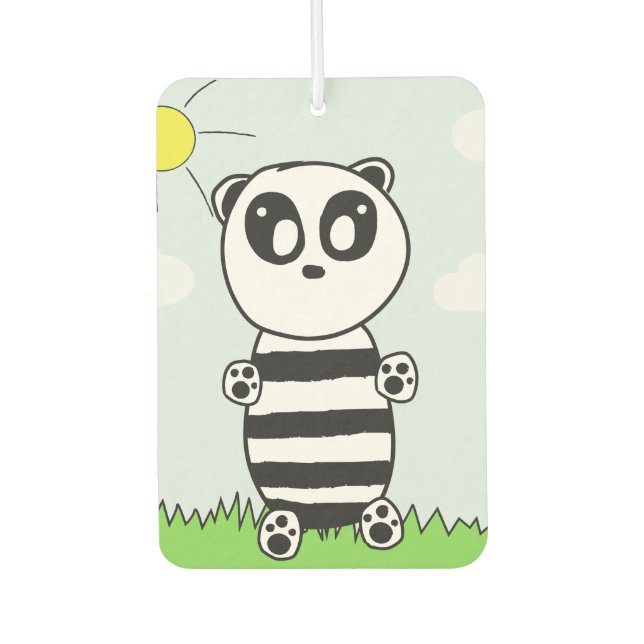 Désodorisant Pour Voiture Enfants Panda  (Devant)