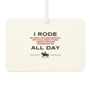 Désodorisant Pour Voiture équitation passion mare haflinger racovie cadeau