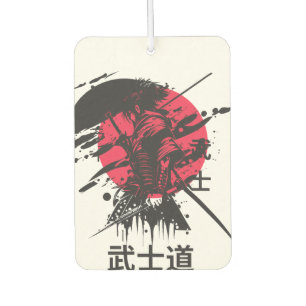 Désodorisant Pour Voiture Esprit Bushido : Esthétique de guerrier samouraï