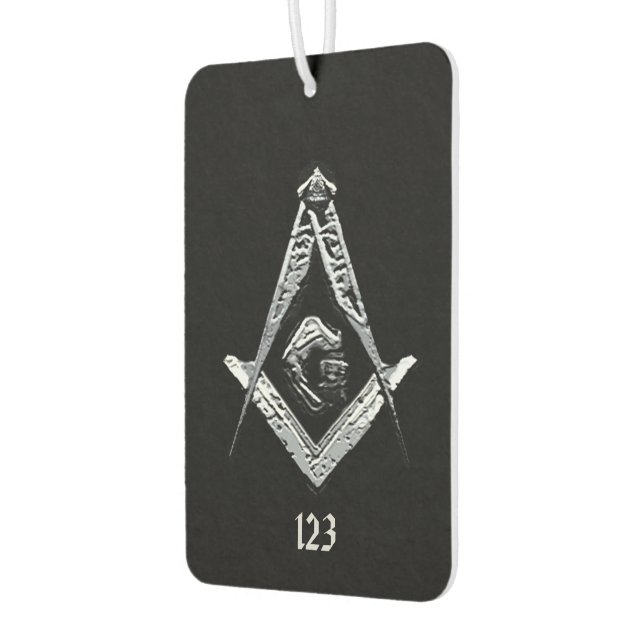 Désodorisant Pour Voiture Esprit maçonnique (Argent) (Gauche)