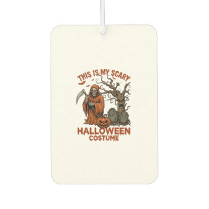 Désodorisant Pour Voiture Est Costume Halloween Effrayant Orange Reaper Pump