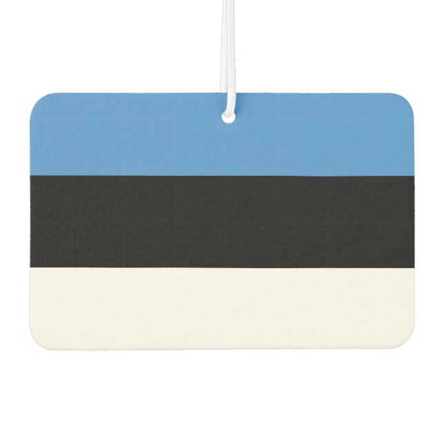 Désodorisant Pour Voiture Estonia flag Air Freshener (Devant)