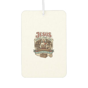 Désodorisant Pour Voiture étiquette de magasin général Jésus Magasin général