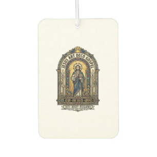 Désodorisant Pour Voiture Évangile Art Déco Jésus Jésus Foi Chrétienne Art D