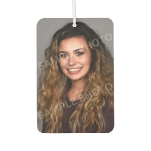 Désodorisant Pour Voiture Faire-part de remise de diplôme vert avec photo
