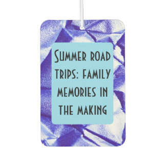 Désodorisant Pour Voiture Family road trip cutom quote