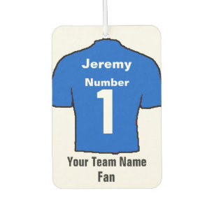 Désodorisant Pour Voiture Fan de maillots bleus