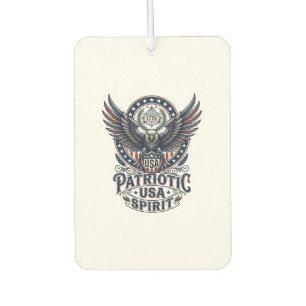 Désodorisant Pour Voiture Faucon de bataille patriotique Aigle et faucon pat