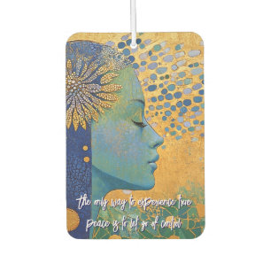 Désodorisant Pour Voiture Femme Bleue Laisser Aller Contrôler Air Freshener