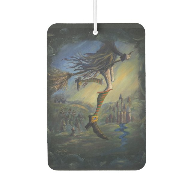 Désodorisant Pour Voiture Femme Sorcière (Devant)