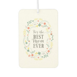 Désodorisant Pour Voiture Fête des mères couronne de fleurs pour la meilleur