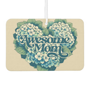 Désodorisant Pour Voiture Fête des mères de maman Hydrangeas