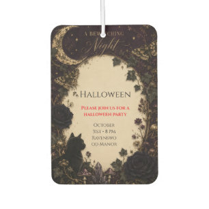Désodorisant Pour Voiture Fête Halloween gothique Roses, Lierre sombre, Papi