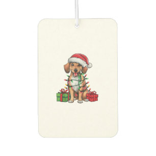 Désodorisant Pour Voiture Feu de Noël Feu de Noël Feu de Chien de Montagne d