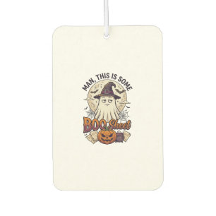 Désodorisant Pour Voiture Feuille de fantôme de citrouille d'Halloween Lune
