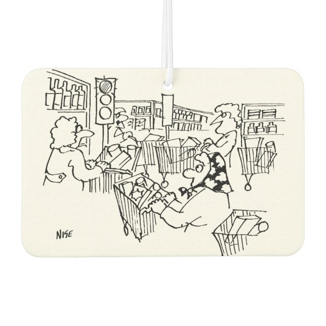 Désodorisant Pour Voiture Feux de circulation dans un supermarché (Devant)