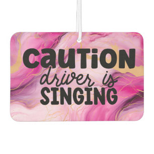 Désodorisant Pour Voiture Fille drôle conducteurs prudents voiture rose en m