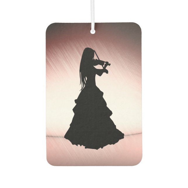 Désodorisant Pour Voiture Fille Gitane Joue du Violon (Devant)