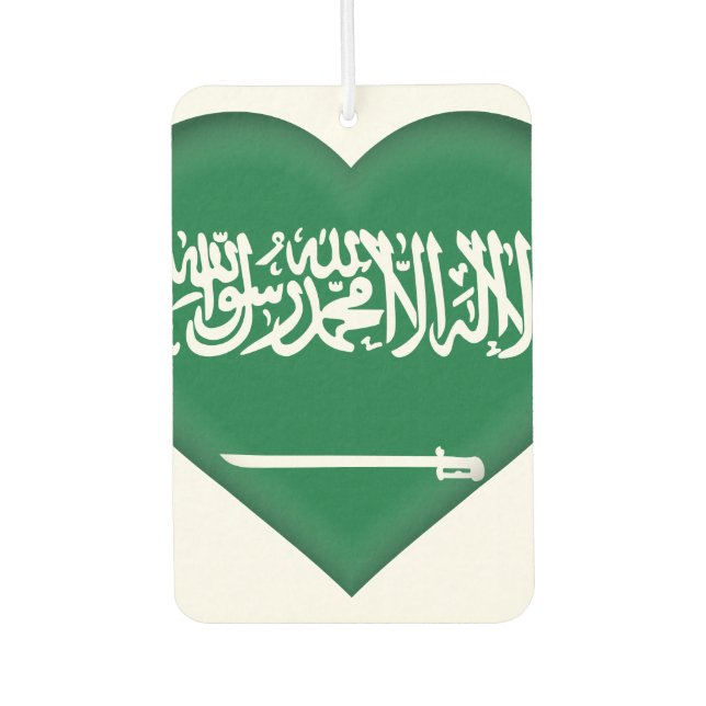 Désodorisant Pour Voiture Flag d'Arabie saoudite (Devant)