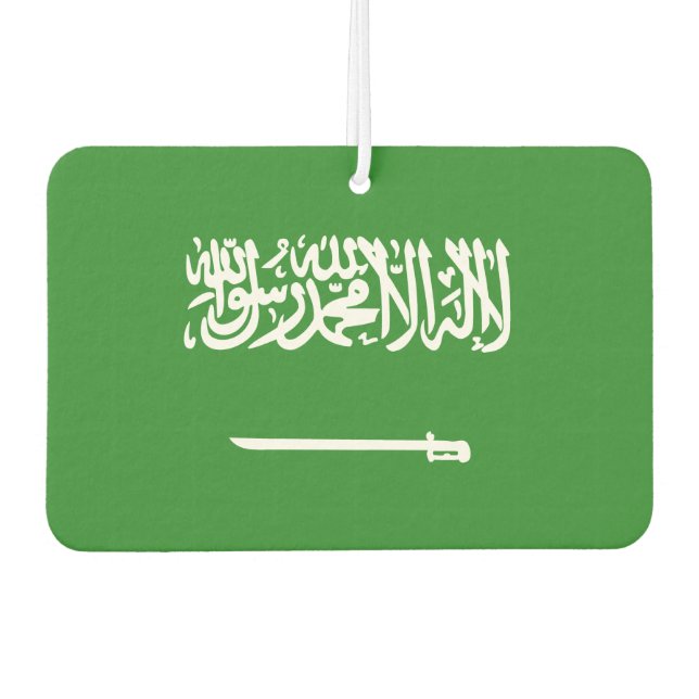 Désodorisant Pour Voiture Flag d'Arabie saoudite (Devant)