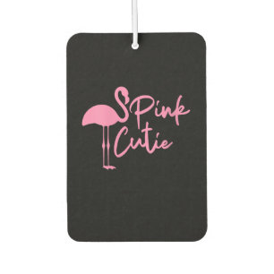 Désodorisant Pour Voiture Flamant rose rose des femmes mignonnes  Pink Cute 