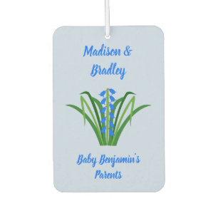 Désodorisant Pour Voiture Fleurs de Bleuet de Petit Garçon Printemps Personn