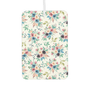 Désodorisant Pour Voiture Fleurs de printemps colorées motif