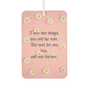 Désodorisant Pour Voiture Fleurs roses cool tendance