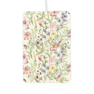 Désodorisant Pour Voiture Fleurs sauvages florales rose violet jaune