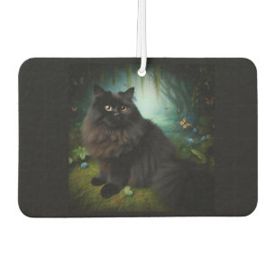Désodorisant Pour Voiture Fluffy Chat noir en Misty Woods