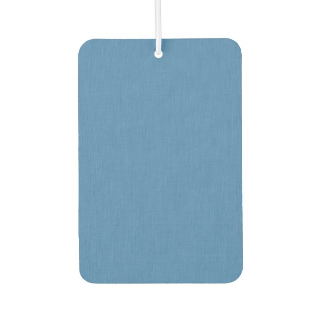 Désodorisant Pour Voiture Fond bleu uni texturé calme et simple (Devant)
