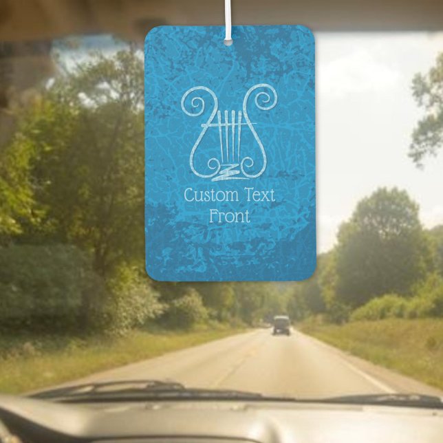 Désodorisant Pour Voiture Fond de lyre bleue (Créateur téléchargé)