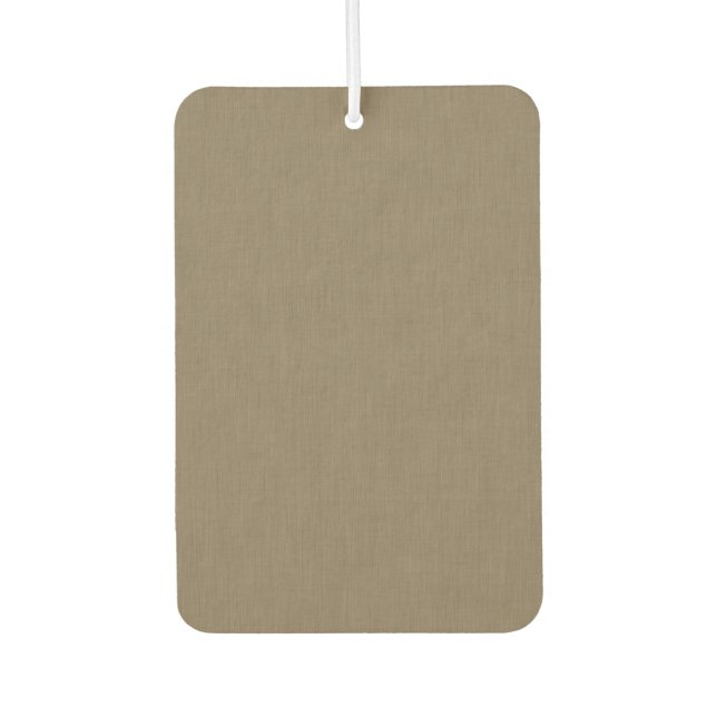 Désodorisant Pour Voiture Fond texturé marron calme et simple (Devant)