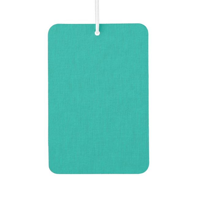Désodorisant Pour Voiture Fond turquoise texturé calme & simple (Devant)