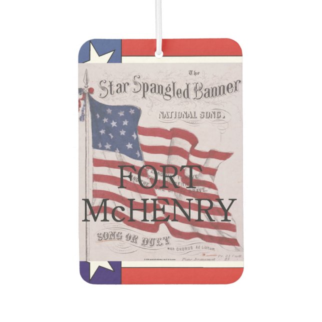 Désodorisant pour voiture Fort McHenry ABH (Devant)