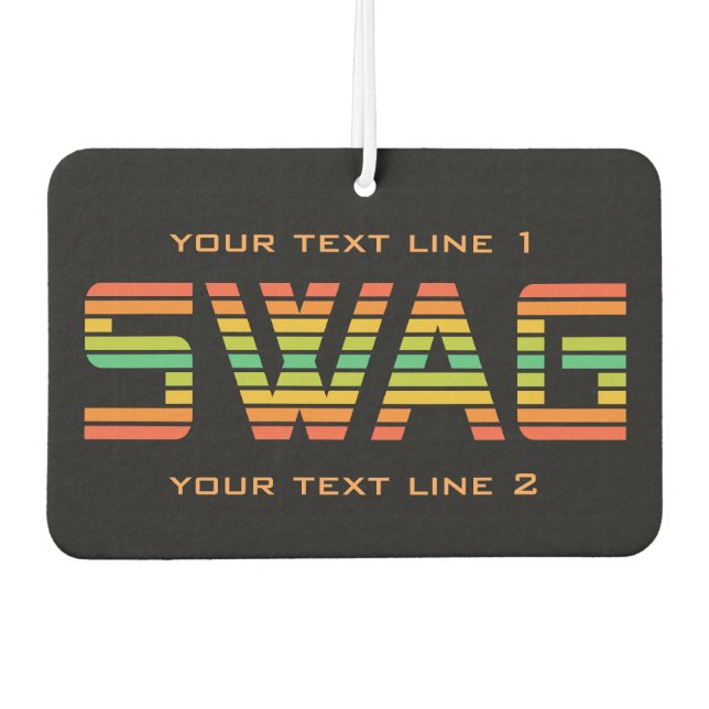 Désodorisant Pour Voiture Fraîcheur d'air SWAG (Devant)