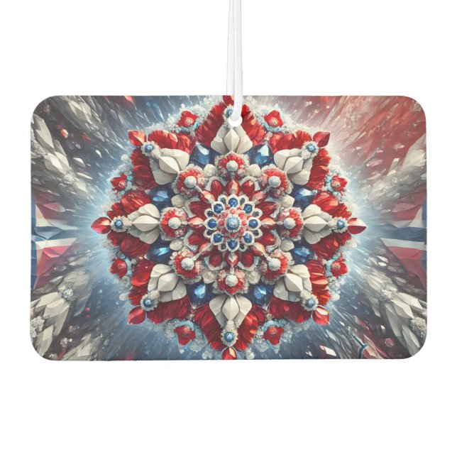 Désodorisant Pour Voiture Fraîcheurs d'air avec des couleurs norvégiennes (Devant)