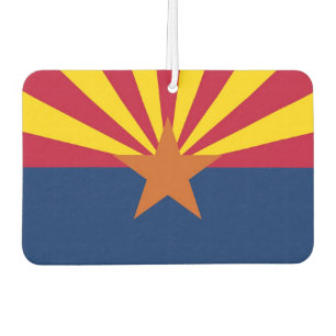 Désodorisant Pour Voiture Fraîcheurs d'air avec Drapeau de l'Arizona, États-