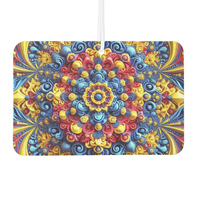 Désodorisant Pour Voiture Fraîcheurs d'air de voiture avec des couleurs roum (Devant)