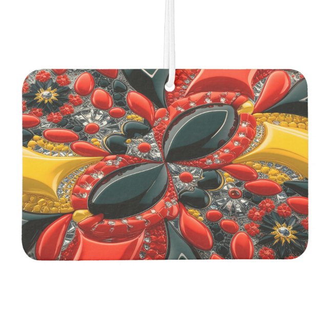 Désodorisant Pour Voiture Fraîcheurs d'air de voiture avec design couleur Al (Devant)