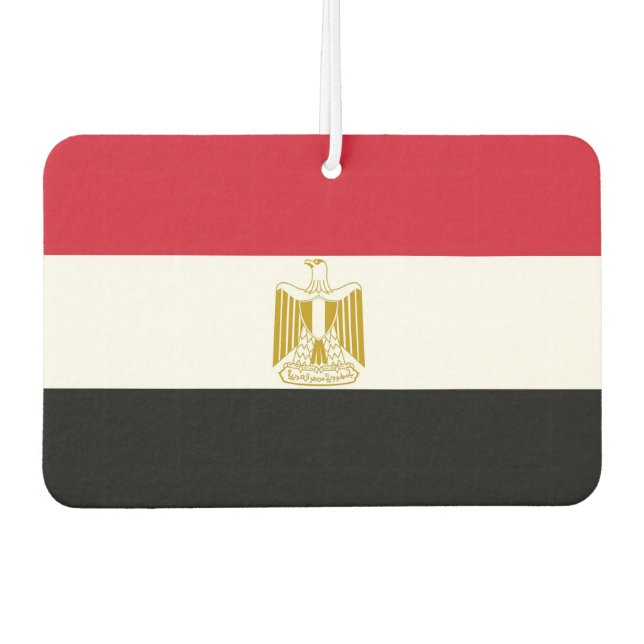 Désodorisant Pour Voiture Fraîcheurs d'air de voiture avec drapeau d'Egypte (Devant)