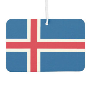 Désodorisant Pour Voiture Fraîcheurs d'air de voiture avec drapeau d'Islande