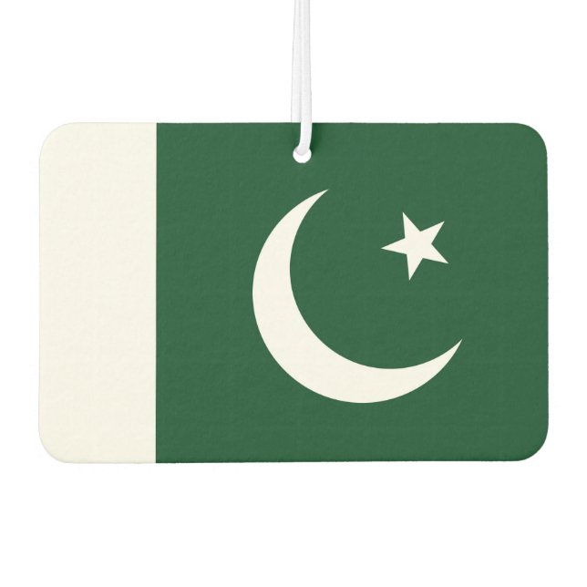 Désodorisant Pour Voiture Fraîcheurs d'air de voiture avec drapeau du Pakist (Devant)