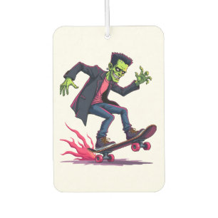 Désodorisant Pour Voiture Frankenstein Skater � Vêtements de rue cool Hallow