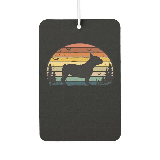 Désodorisant Pour Voiture French Bulldog Dog Retro Vintage Classic T-Shirt (Devant)
