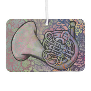 Désodorisant Pour Voiture French Horn Band Classe Musique professeur