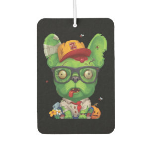 Désodorisant Pour Voiture Frenchie Gift Chien-taureau français zombie