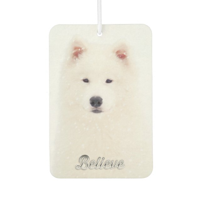 Désodorisant Pour Voiture Freshener Samoyed Car Air (Devant)