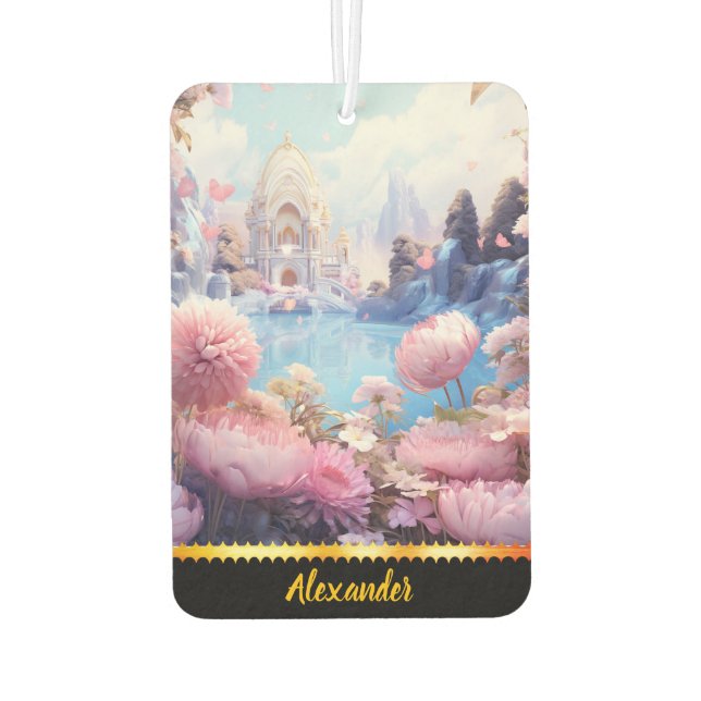 Désodorisant Pour Voiture Freshner à l'air doux dans le paradis floral (Dos)